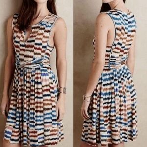 Anthropologie Maeve Sennebec striped sleeveless Dress
